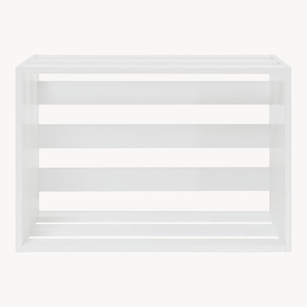 Beistelltisch Rønde 43x64x33 cm Weiß [en.casa]