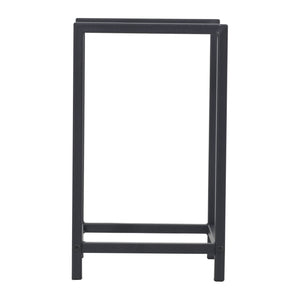 Kaminholzregal Torsås 40x30x50cm aus Stahl Schwarz [en.casa]