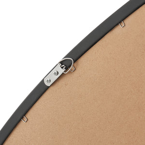 Wandspiegel Grottole schwarz, matt 62x50cm [en.casa]