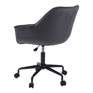 Bürostuhl Kaavi Dunkelgrau [en.casa]