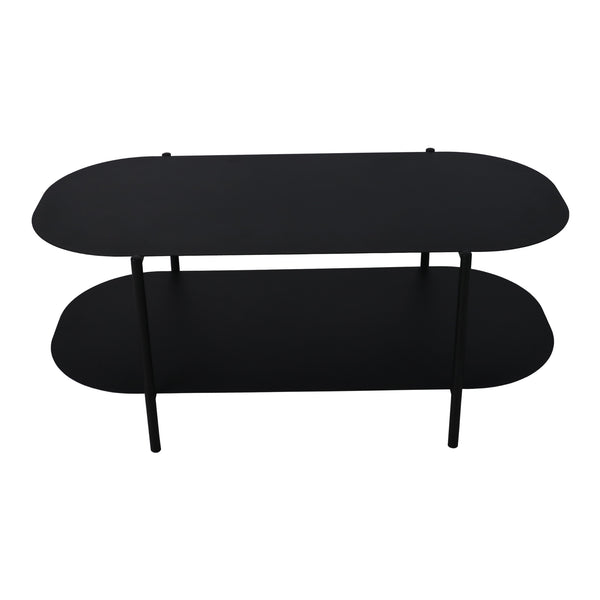 Couchtisch Enebakk 112x62x40,5cm Schwarz, matt [en.casa]