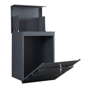 Briefkasten Søllerød 58x44x35cm Anthrazit [en.casa]