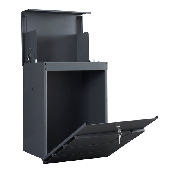 Briefkasten Søllerød 58x44x35cm Anthrazit [en.casa]