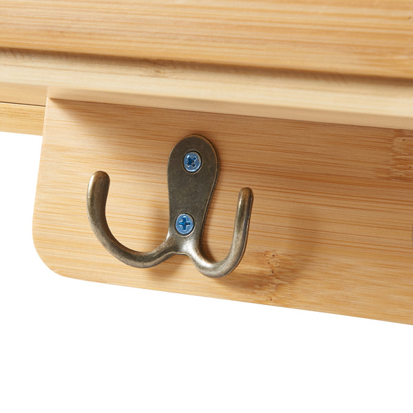 Wandregal Giske 33x8x22 cm Bambus [en.casa]