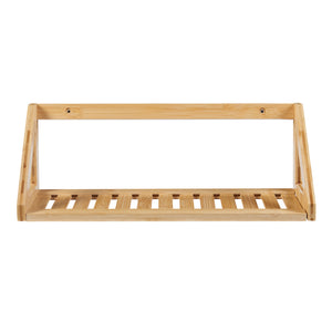 Wandregalset Gjerdrum 2er Set 43x15x15cm Bambus [en.casa]
