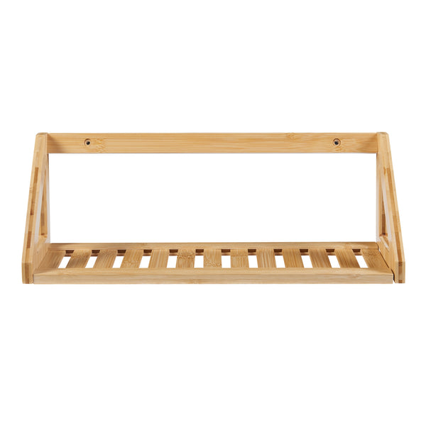 Wandregalset Gjerdrum 2er Set 43x15x15cm Bambus [en.casa]