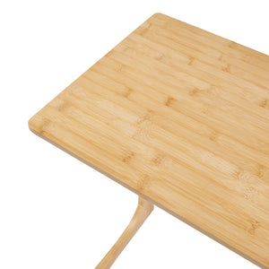 Laptoptisch Hægebostad 65x60x40 cm Bambus [en.casa]
