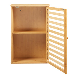 Badezimmerschrank Järfälla 55x37x16 cm Bambus [en.casa]