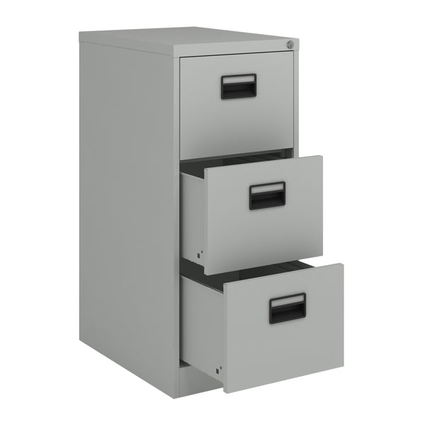 Schubladenschrank Rääkkylä 103x45x62cm Stahl [en.casa]