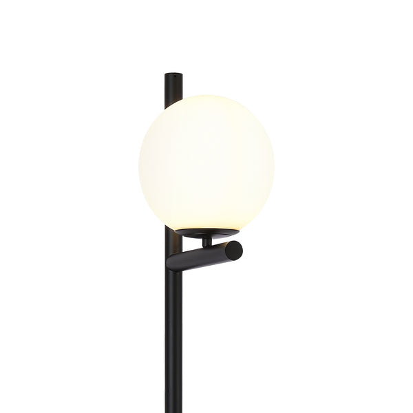 Stehlampe Aberdaron Schwarz / Weiß [lux.pro]