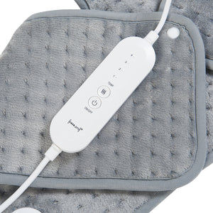 Elektrisches Heizkissen Borrello 100W 65x45cm Grau [en.casa]