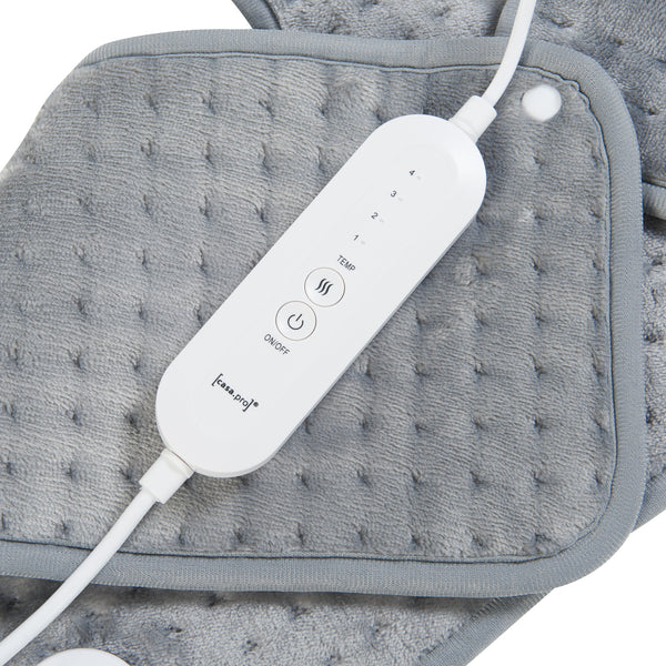 Elektrisches Heizkissen Borrello 100W 65x45cm Grau [en.casa]