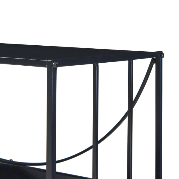 Konsolentisch Baarn 65,5x70x32 cm Schwarz [en.casa]