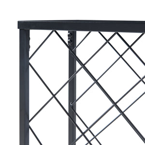 Weinregal Taivassalo für 25 Flaschen Schwarz [en.casa]