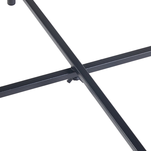 Beistelltisch Sälen Metall Schwarz [en.casa]