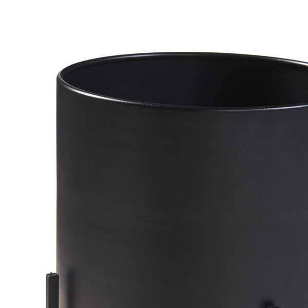 Pflanzenständer Orsa 3er Set Metall Schwarz [en.casa]