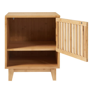 Nachttisch Ypäjä 50x42x39cm Bambus [en.casa]