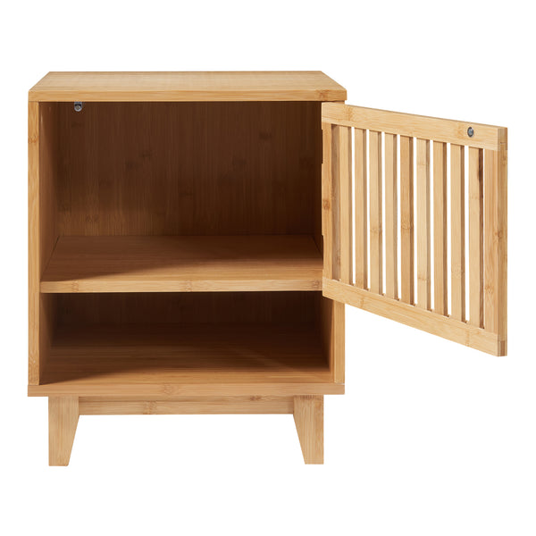 Nachttisch Ypäjä 50x42x39cm Bambus [en.casa]