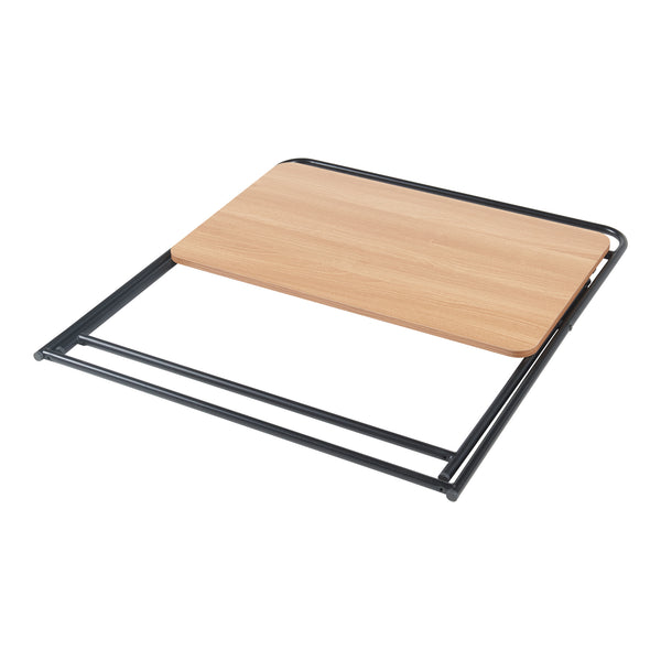 Klappbarer Schreibtisch Kvitsøy 85x50x80cm Schwarz/Eiche [en.casa]