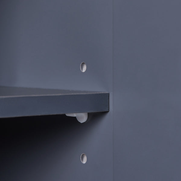 Hängeschrank Overath 30x30x60 cm Grau [en.casa]