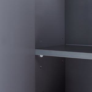 Spiegelschrank Overath 60x20x50 cm Grau [en.casa]