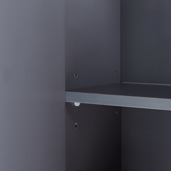 Spiegelschrank Overath 60x20x50 cm Grau [en.casa]