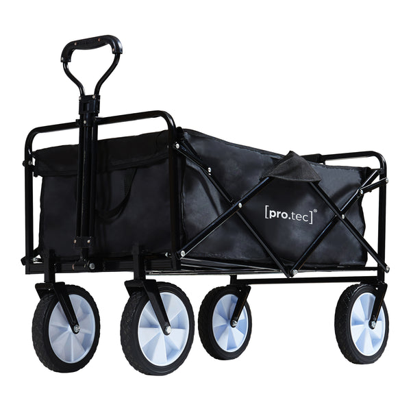 Bollerwagen Stenlille 84x55 cm max. 80kg Schwarz [pro.tec]