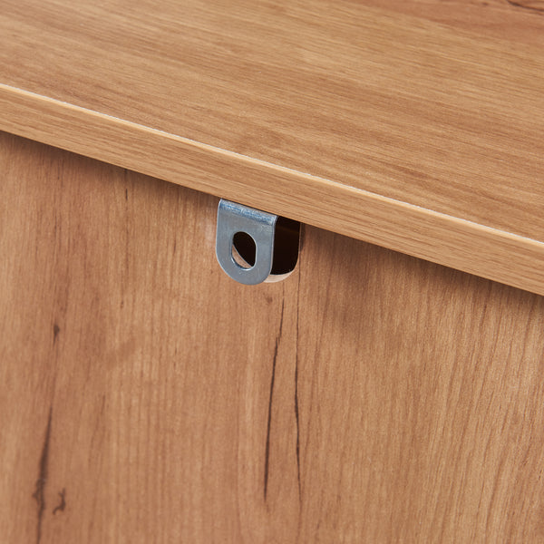 Nachttisch Varkaus 55x43x40cm Eichenoptik [en.casa]