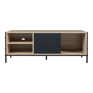 TV Schrank Tysnes 120x40x45 cm Eichenoptik/Schwarz [en.casa]