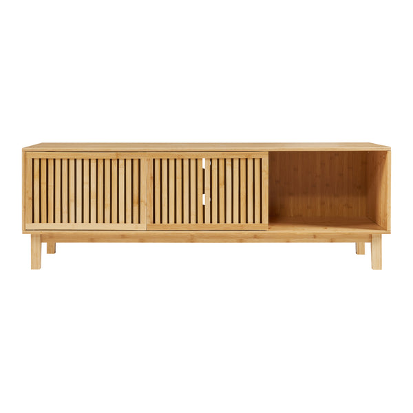 Fernsehschrank Ypäjä 150x42x50 cm Bambus Natur [en.casa]