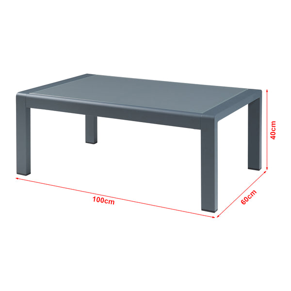 Gartenmöbelset Avise 4-tlg. Aluminium [casa.pro]
