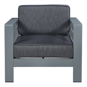 Outdoor-Sessel mit Tisch Avise Aluminium [casa.pro]