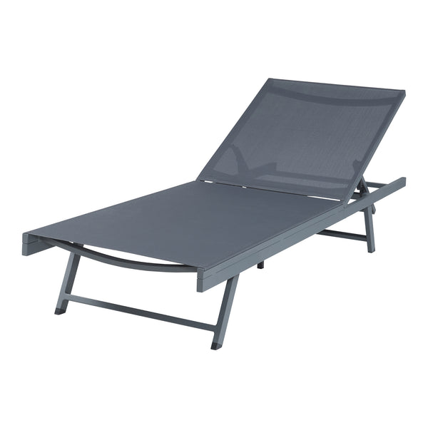 Sonnenliegenset Baragiano 2-tlg. Aluminium [casa.pro]