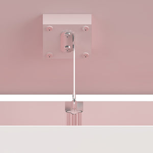 Spielzeugkiste Vestnes 60x30x44 cm Cotton Candy/Weiß [en.casa]