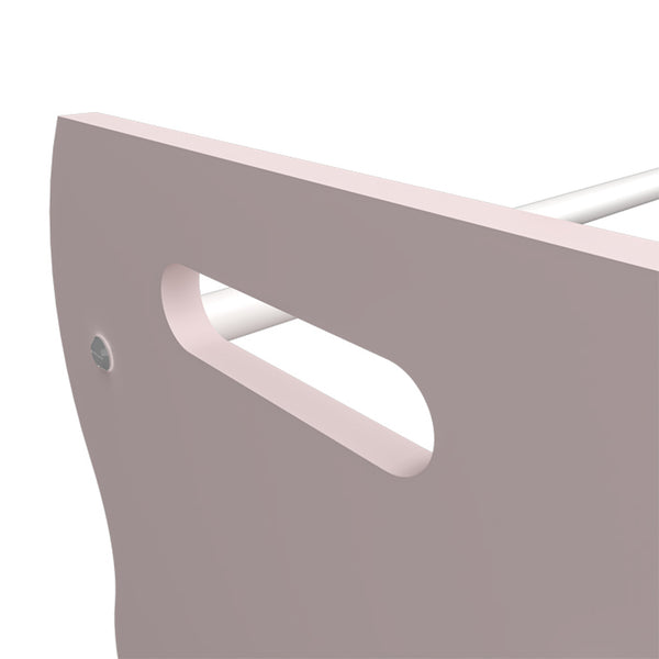 Kinderregal Vestnes mit 12 Aufbewahrungsboxen 78x86x27 cm Cotton Candy/Weiß [en.casa]