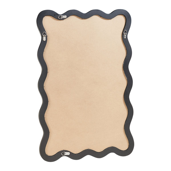 Wandspiegel Koster 90x60 cm Schwarz [en.casa]