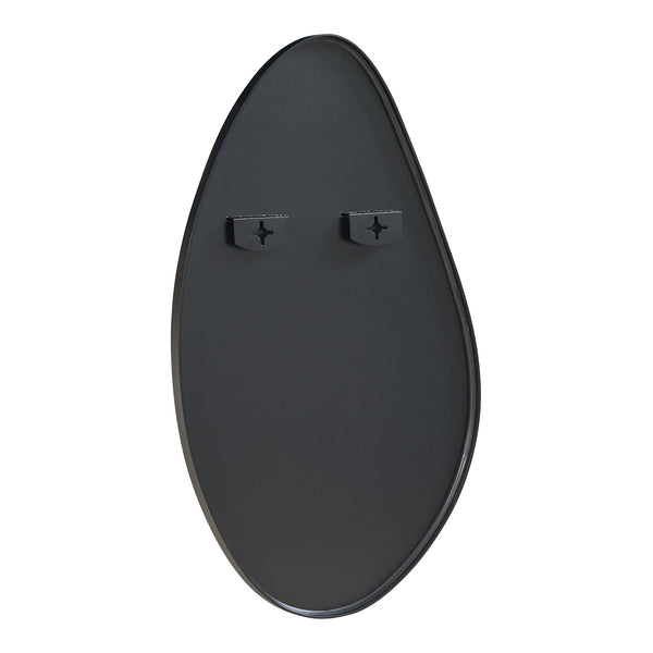 Wandspiegel Orland 82x46 cm Schwarz [en.casa]