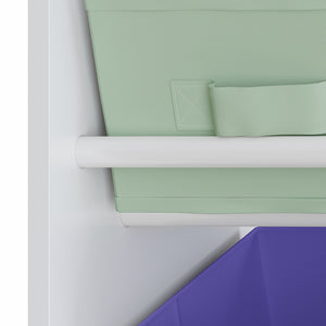 Kinderregal Farusa 80x90x30 cm Aqua Dream Motiv [en.casa]