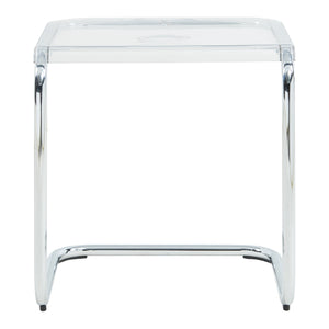 Beistelltisch Brosa 44x37x48 cm Transparent [en.casa]