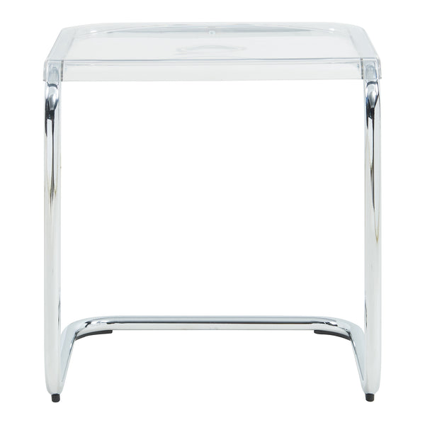 Beistelltisch Brosa 44x37x48 cm Transparent [en.casa]
