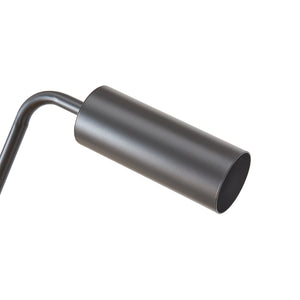 Stehleuchte Vatka GU10 Metall Schwarz / Marmor, weiß [lux.pro]