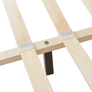 Kunstlederbett Albacete 160x200cm Schwarz Corium