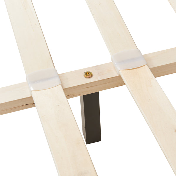 Kunstlederbett Albacete 180x200cm Dunkelgrau Corium