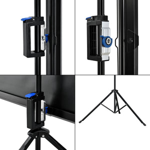 Beamer Leinwand mit Stativ 113 Zoll [in.tec]