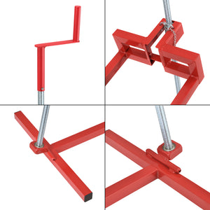 Rasentraktorheber Max 300 kg Stahl Rot pro.tec