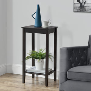 Beistelltisch Thun 74x38x30 cm MDF Kaffeefarben en.casa