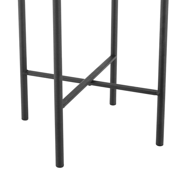 Blumenständer Colfontaine 2er Set Schwarz Sandfarben en.casa