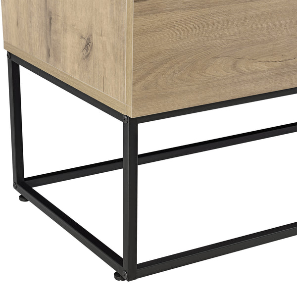 Sideboard Hylte 115x40x79cm Eicheoptik en.casa