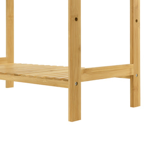 Bambusregal Karlskoga 60x26x130cm Natur Holz [en.casa]