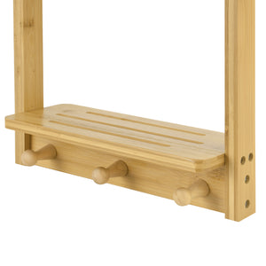 Bambus Wandregal Lidingö 29x10x70cm [en.casa]